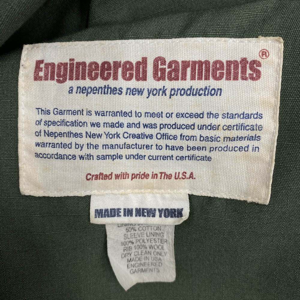 Engineered Garments エンジニアードガーメンツ 13AW Field Parka Nyco Ripstop リップストップ フィールド パーカー モスグリーン系 L【中古】