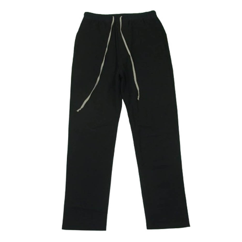 Rick Owens リックオウエンス 19SS RU19S2394-ZL BABEL期 ZL素材 ドロップクロッチ ドローストリング ロング パンツ ブラック系 46【中古】