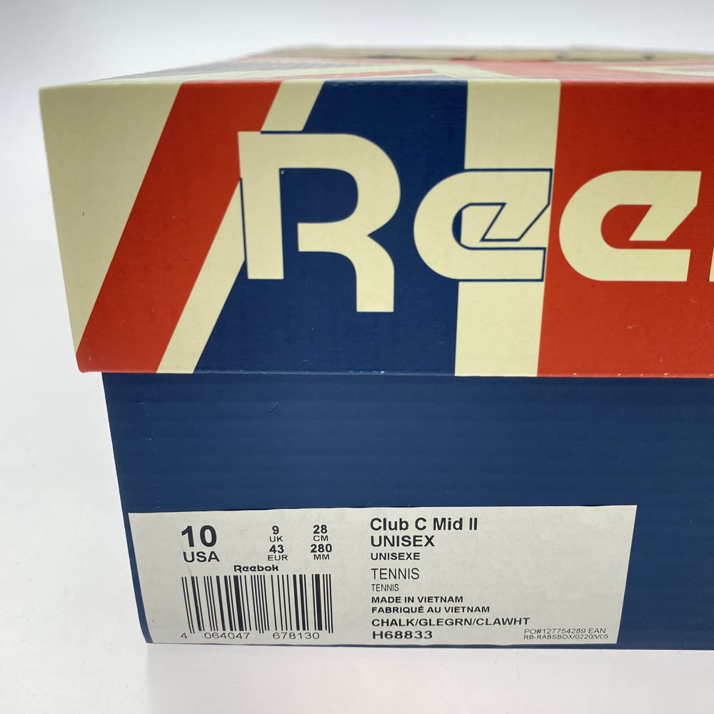 Reebok リーボック H68833 CLUB C MID 2 クラブ C ミッド 2 スニーカー ホワイト系 28cm【中古】