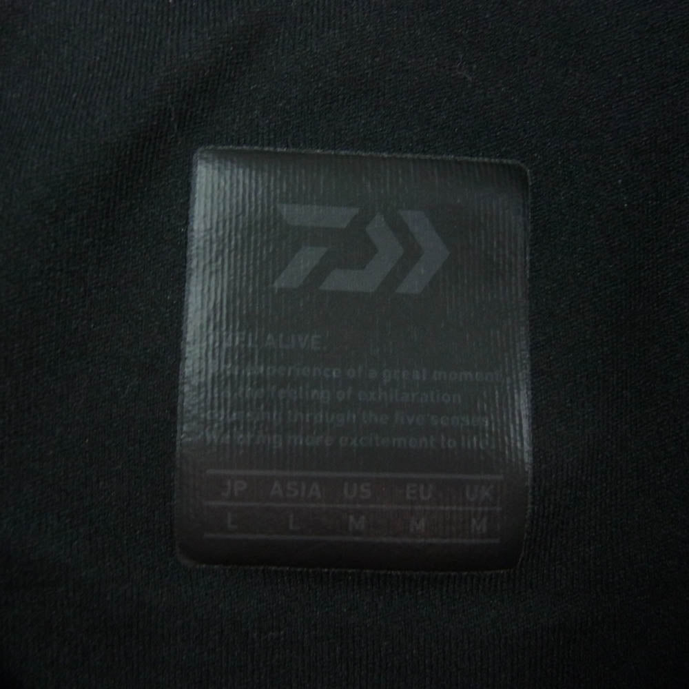 ダイワ ピア BE35021 Tech Football Tee L/S テックフットボール 長袖 Tシャツ ブラック系 L【中古】