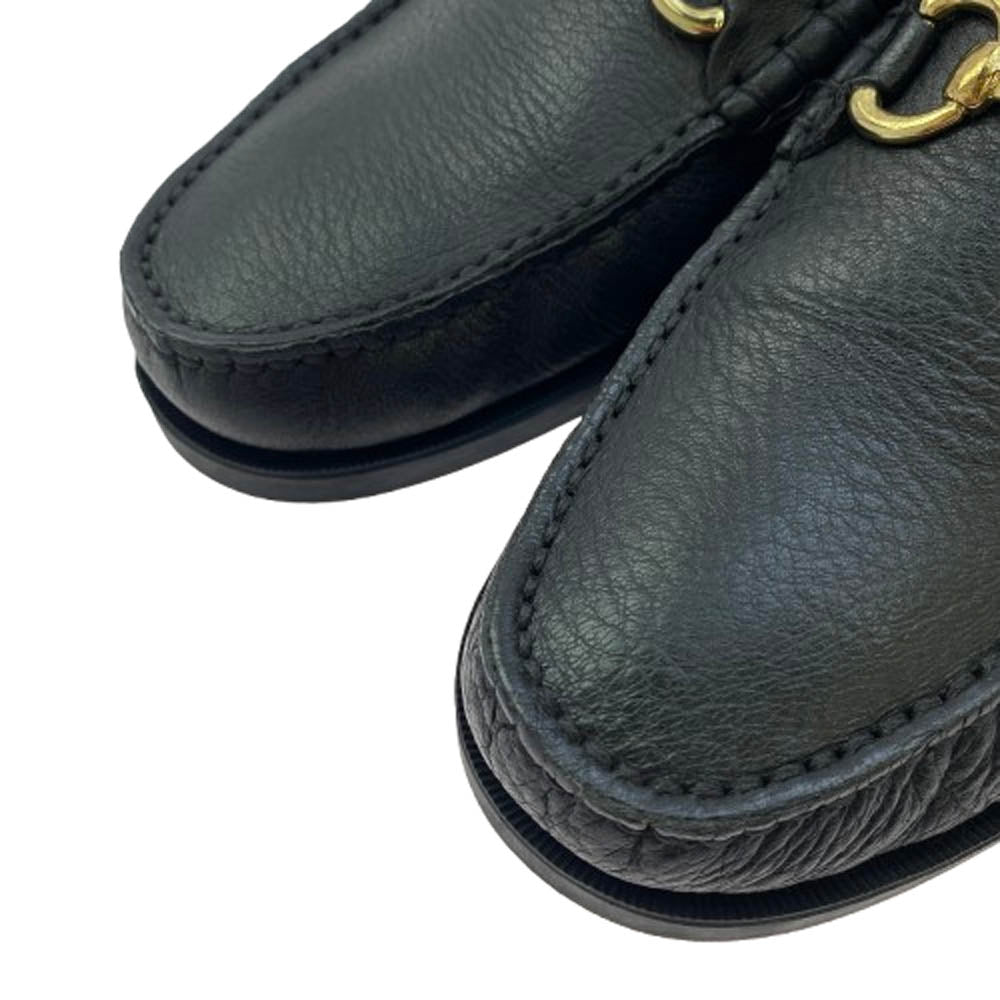 Paraboot パラブーツ × UA ユナイテッドアローズ BAHAMAS MULE ビット ミュール シューズ ブラック系 8【美品】【中古】
