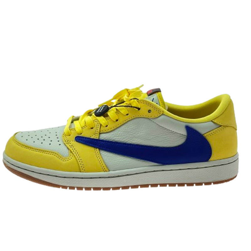 NIKE ナイキ DZ4137-700 Travis Scott トラヴィススコット Women's Air Jordan 1 Retro Low OG Canary エアジョーダン1 レトロ ロー OG カナリー スニーカー イエロー系 29cm【新古品】【未使用】【中古】