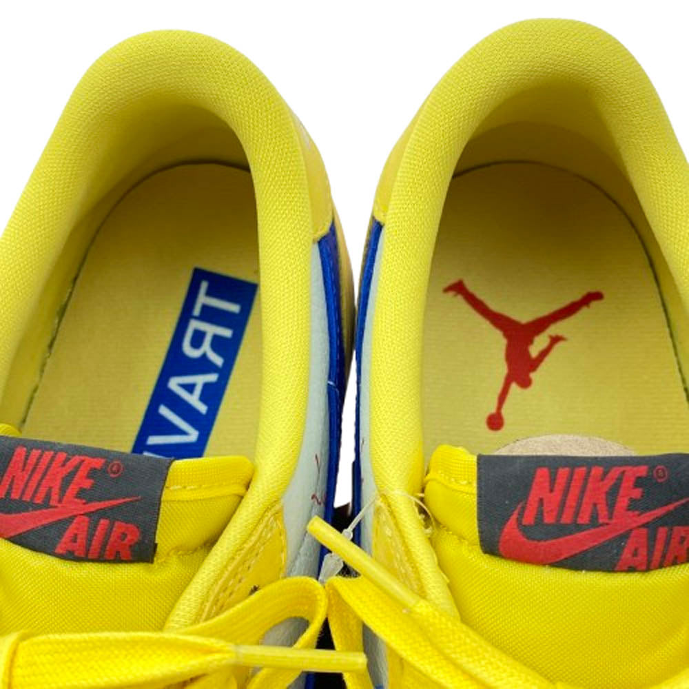 NIKE ナイキ DZ4137-700 Travis Scott トラヴィススコット Women's Air Jordan 1 Retro Low OG Canary エアジョーダン1 レトロ ロー OG カナリー スニーカー イエロー系 29cm【新古品】【未使用】【中古】
