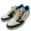 NIKE ナイキ DM7866-140 × Travis Scott トラヴィススコット × Fragment  フラグメント エアジョーダン1 ロー OG SP ミリタリー ブルー スニーカー ブルー系 28cm【極上美品】【中古】
