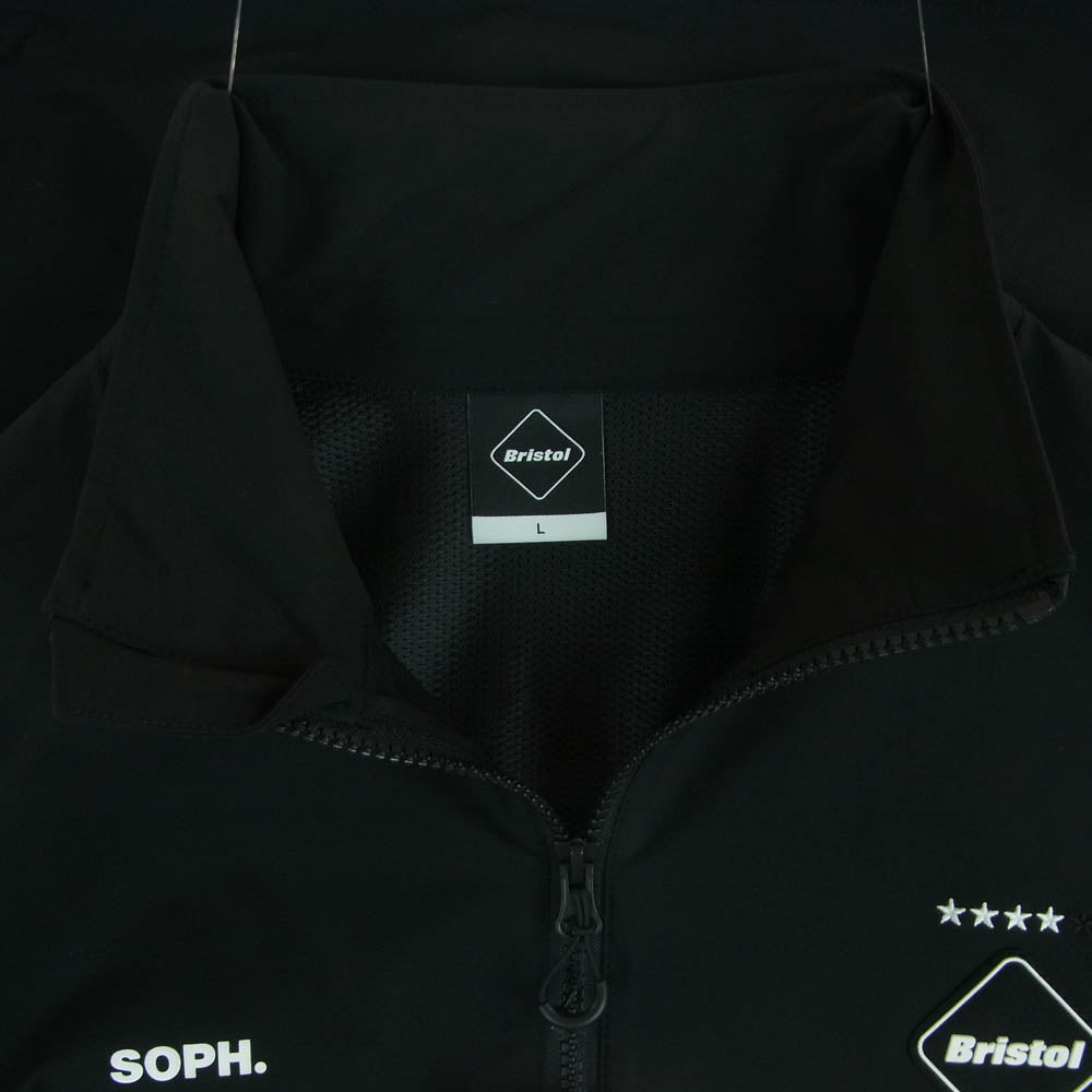 F.C.R.B. エフシーアールビー FCRB-230006 STAND COLLAR JACKET スタンドカラー トラック ジャケット ブラック系 L【新古品】【未使用】【中古】
