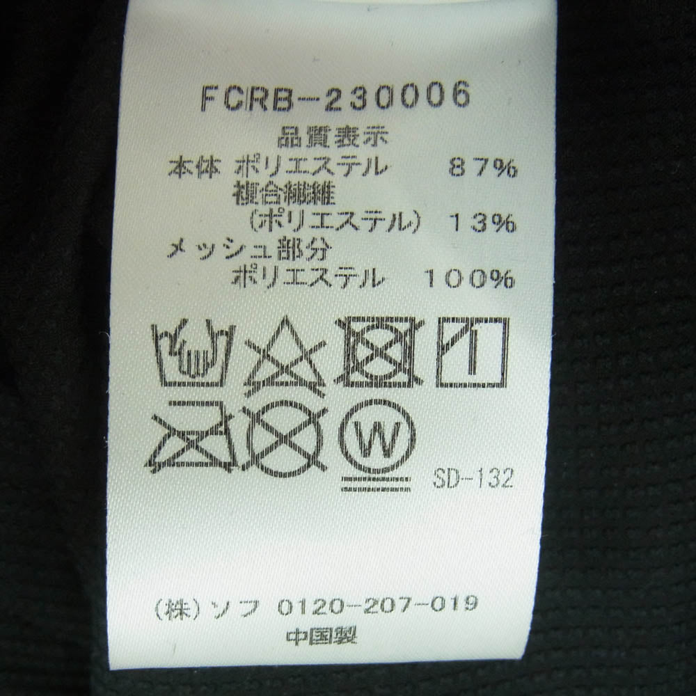 F.C.R.B. エフシーアールビー FCRB-230006 STAND COLLAR JACKET スタンドカラー トラック ジャケット ブラック系 L【新古品】【未使用】【中古】