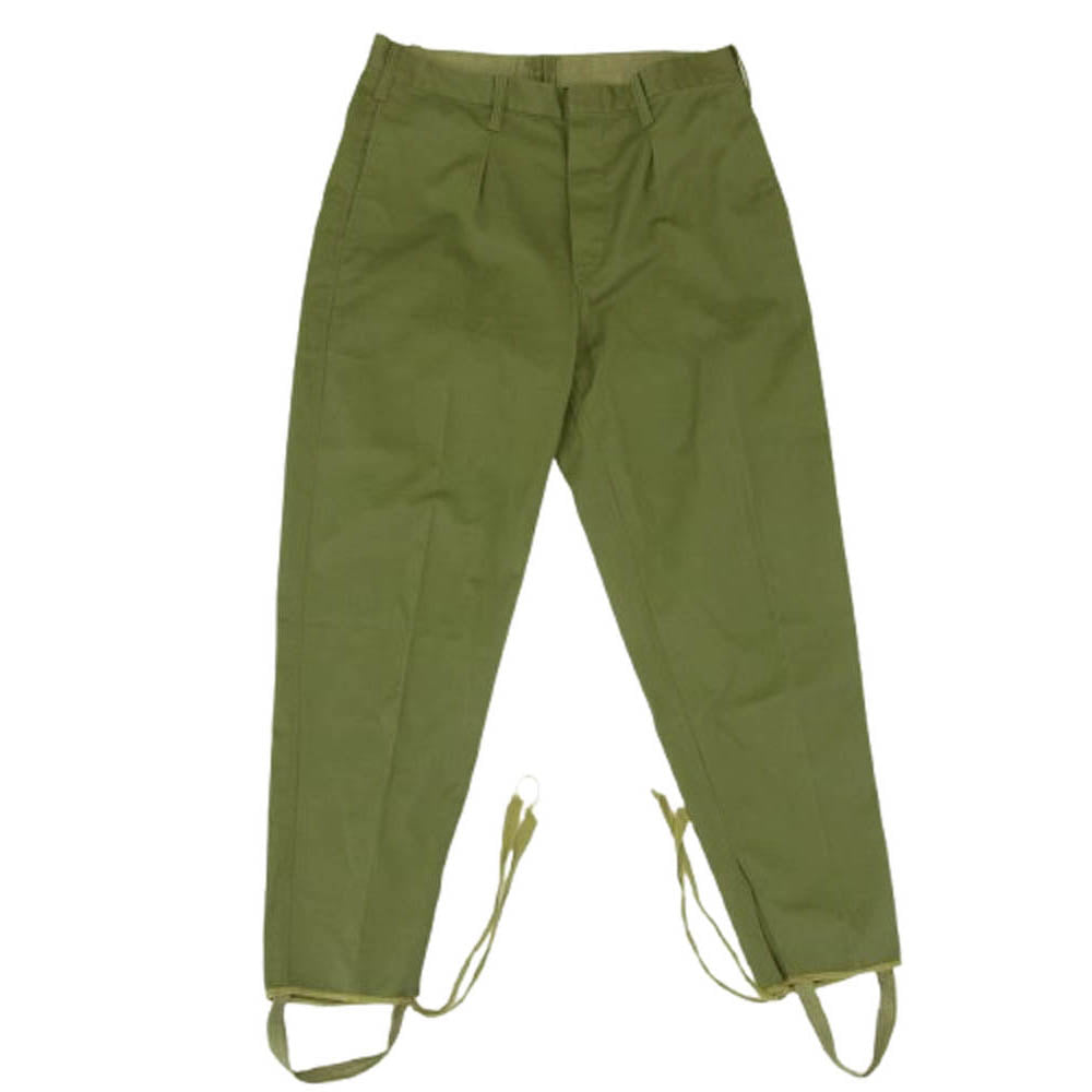 ヴィンテージ 80s Romania military ルーマニア軍 ワーク パンツ グリーン系【中古】
