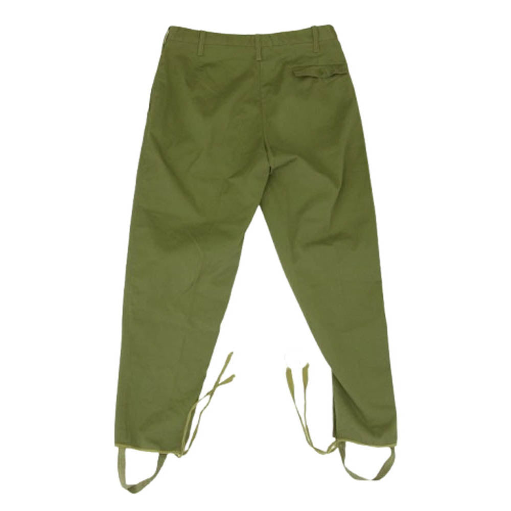 ヴィンテージ 80s Romania military ルーマニア軍 ワーク パンツ グリーン系【中古】