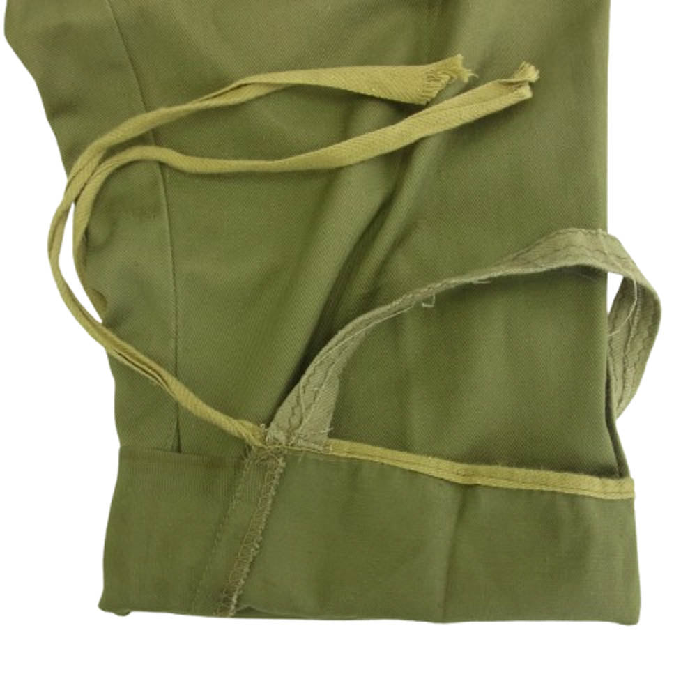 ヴィンテージ 80s Romania military ルーマニア軍 ワーク パンツ グリーン系【中古】