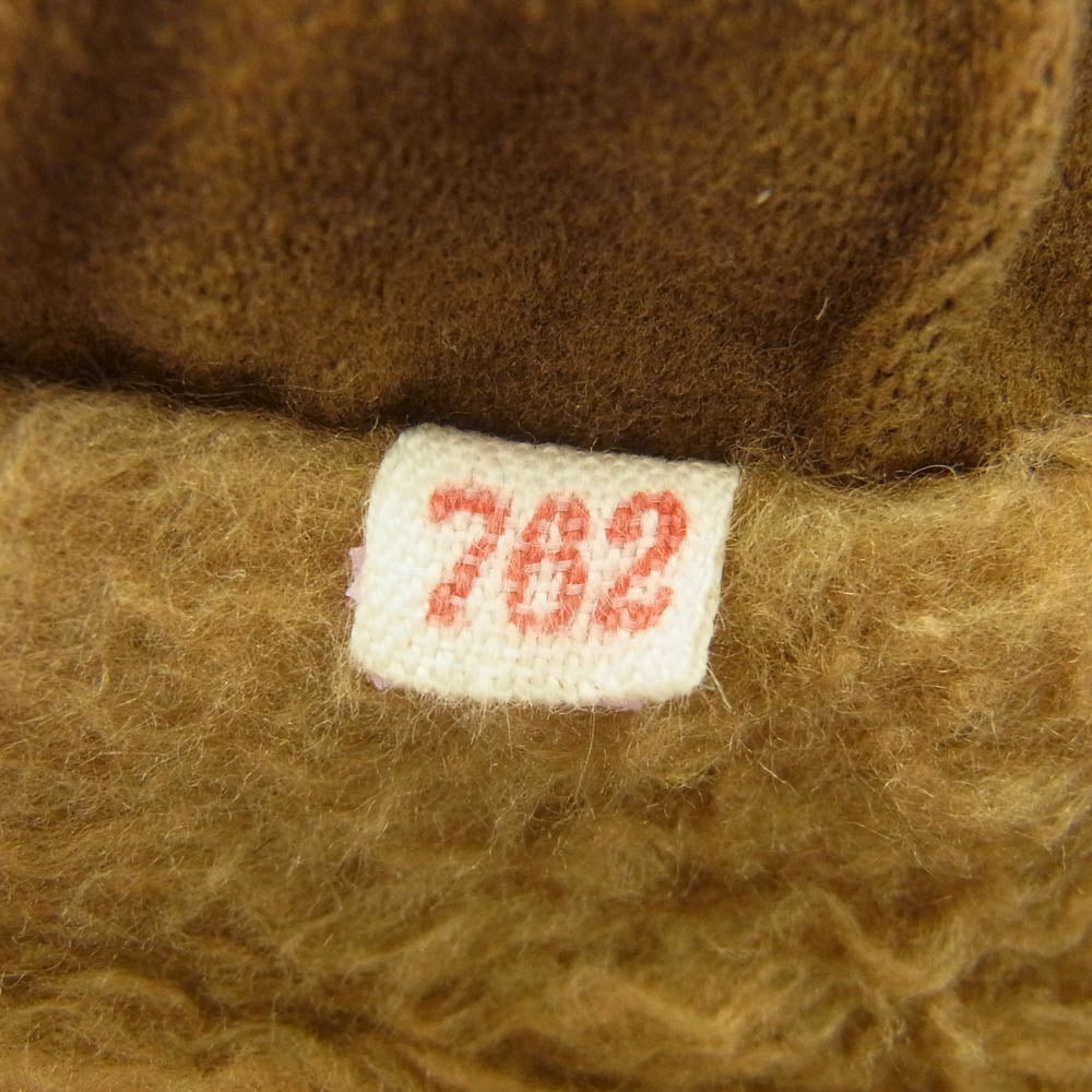 ヴィンテージ German mouton vest ドイツ製 ムートン ベスト ブラウン系【中古】