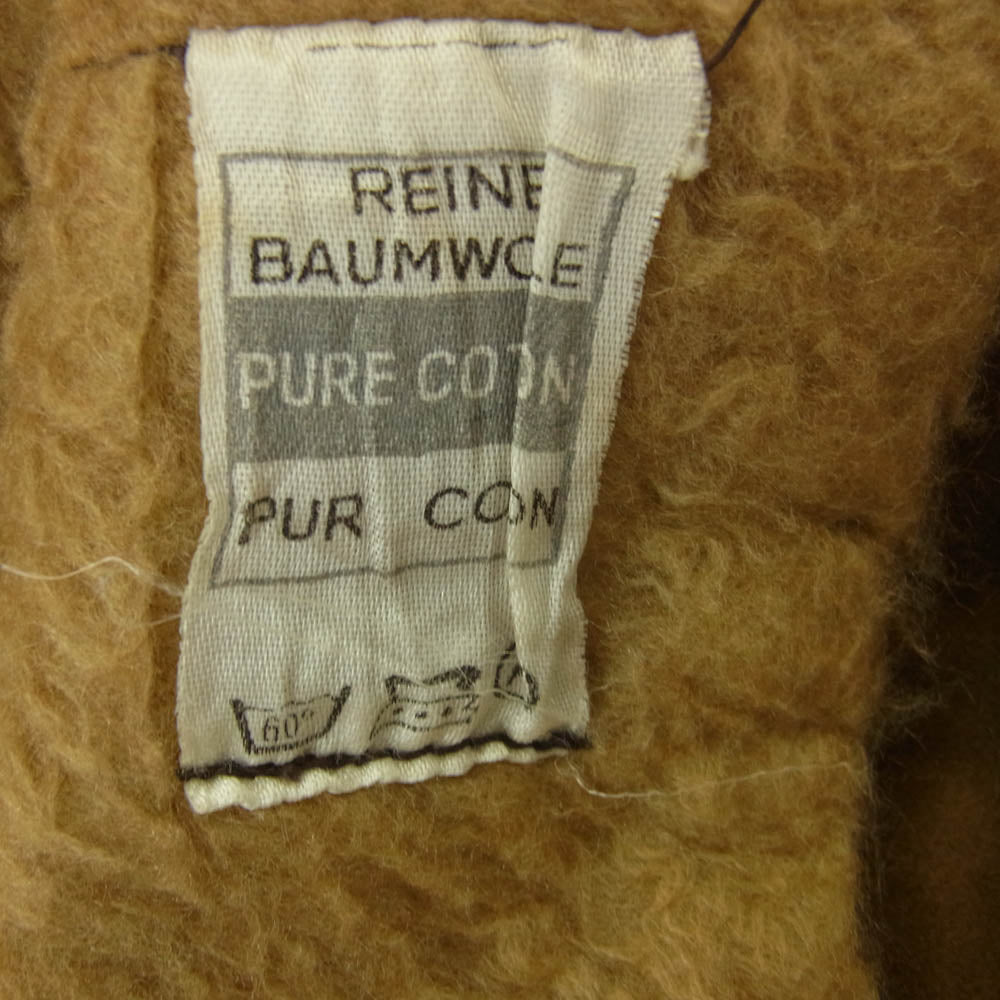 ヴィンテージ German mouton vest ドイツ製 ムートン ベスト ブラウン系【中古】