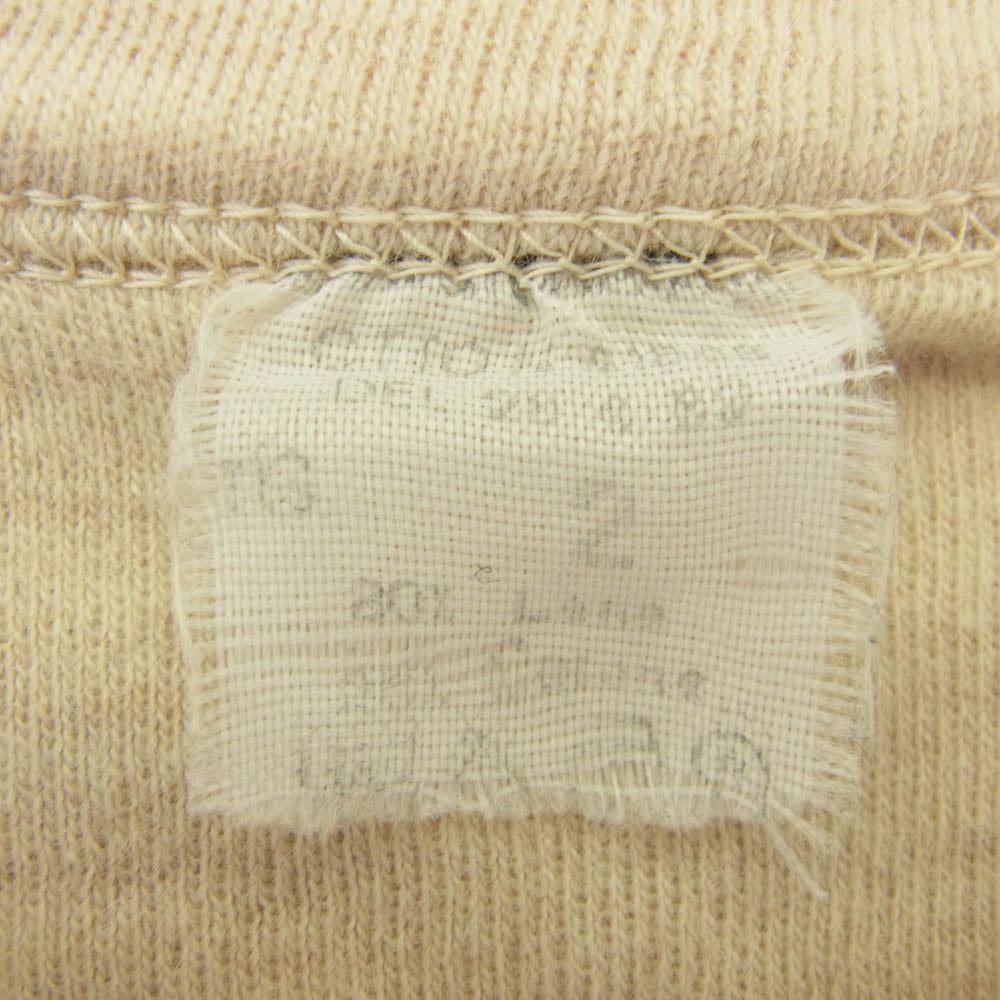 ヴィンテージ 80s Italian Army Wool Sweat Sweater イタリア軍 スウェットライク ウール セーター オフホワイト系【中古】