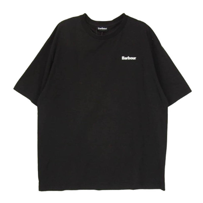 Barbour バブアー 24SS 241MTSG004 ベーシック バブア ーロゴTシャツ ブラック系 サイズ表記無【中古】