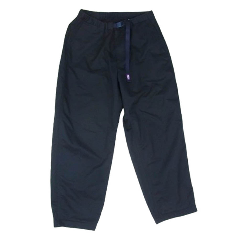 THE NORTH FACE ノースフェイス NT5052N PURPLE LABEL パープルレーベル Stretch Twill Wide Tapered Pants ストレッチツイル ワイドテーパードパンツ ネイビー系 36【中古】