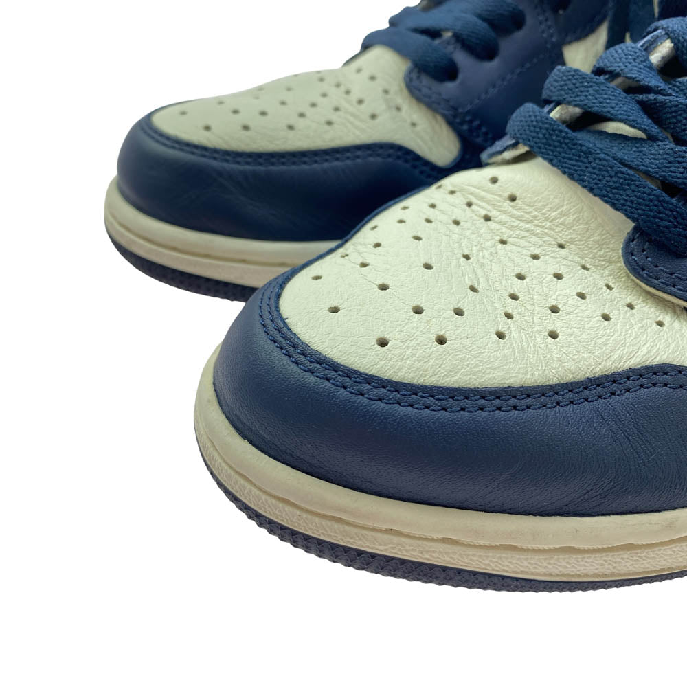 NIKE ナイキ 555088-140 Air Jordan 1 Retro High OG Obsidian/University Blue エアジョーダン1 レトロ ハイ OG オブシディアン/ユニバーシティ ブルー ハイカットスニーカー ブルー系 28.5cm【中古】