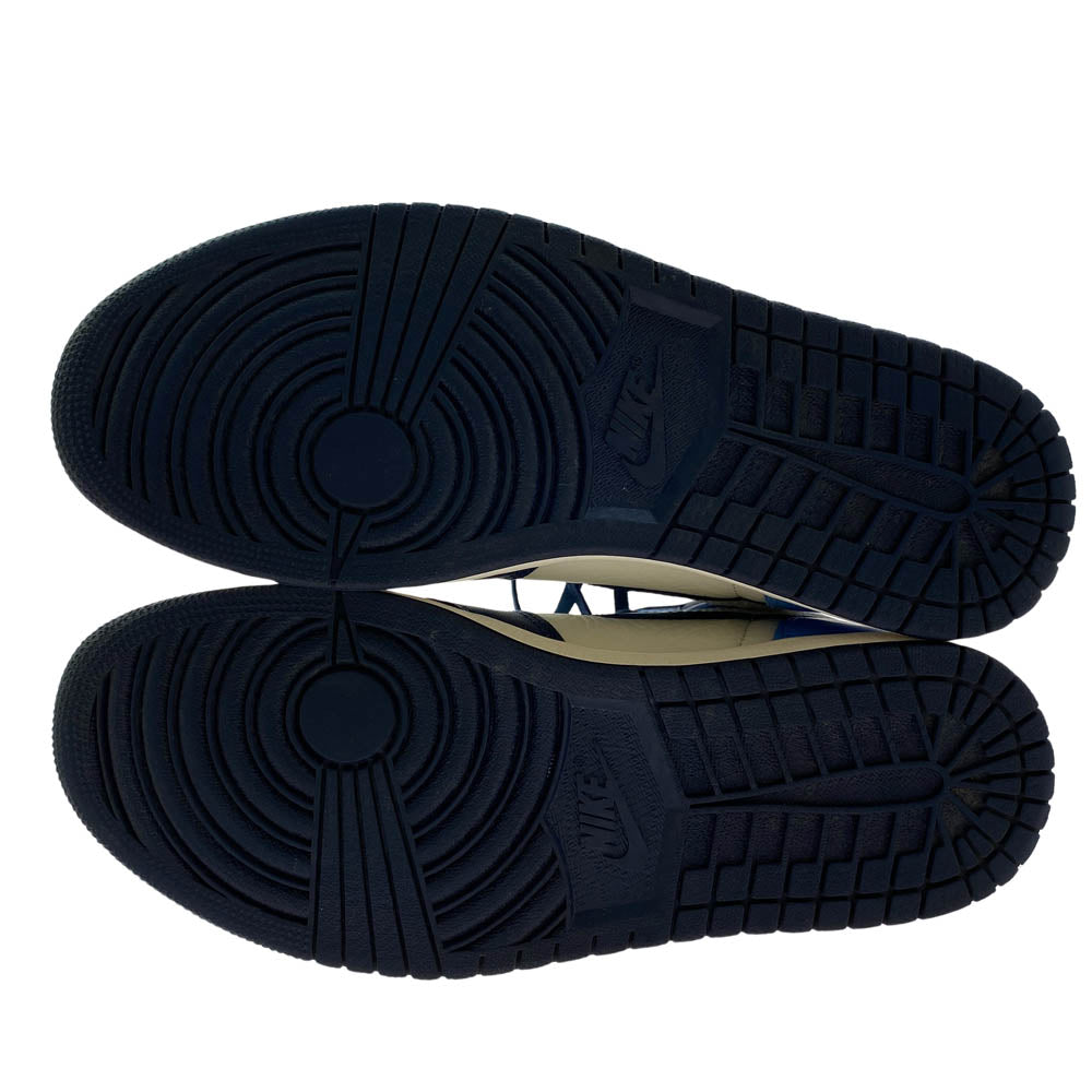 NIKE ナイキ 555088-140 Air Jordan 1 Retro High OG Obsidian/University Blue エアジョーダン1 レトロ ハイ OG オブシディアン/ユニバーシティ ブルー ハイカットスニーカー ブルー系 28.5cm【中古】