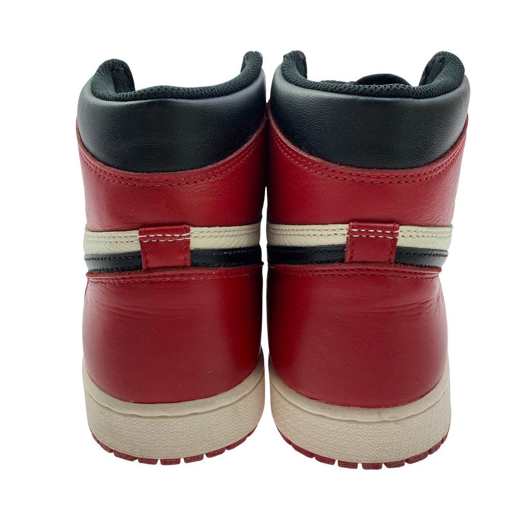 NIKE ナイキ 555088-610 Air Jordan 1 Retro High OG Bred Toe エアジョーダン 1 レトロ ハイ OG ブレッド トゥ ハイカット スニーカー レッド系 28.5cm【中古】