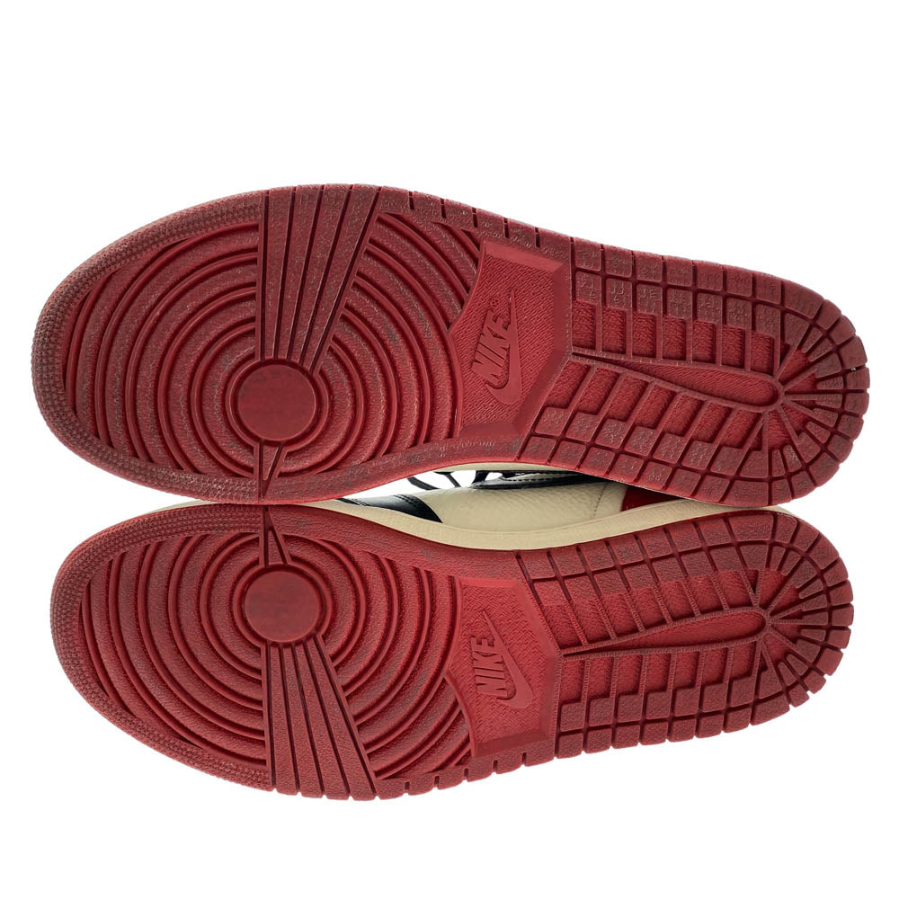 NIKE ナイキ 555088-610 Air Jordan 1 Retro High OG Bred Toe エアジョーダン 1 レトロ ハイ OG ブレッド トゥ ハイカット スニーカー レッド系 28.5cm【中古】