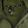 adidas アディダス ナイロン テック ジャージ セットアップ フルジップ パーカー イージー パンツ カーキ系 2XL【中古】
