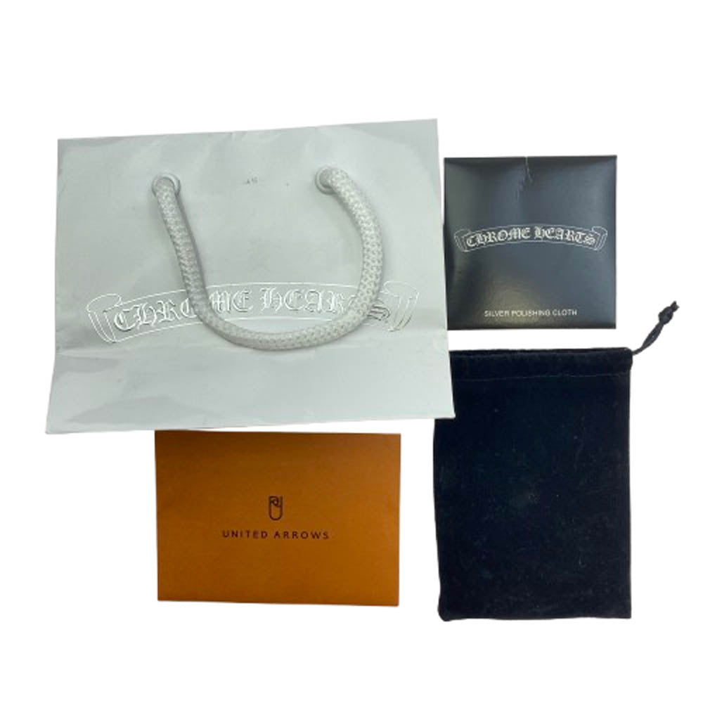 CHROME HEARTS クロムハーツ（原本有） COIN CASE コインケース ダガー ラウンドジップ レザー ウォレット 財布 ブラック系【中古】