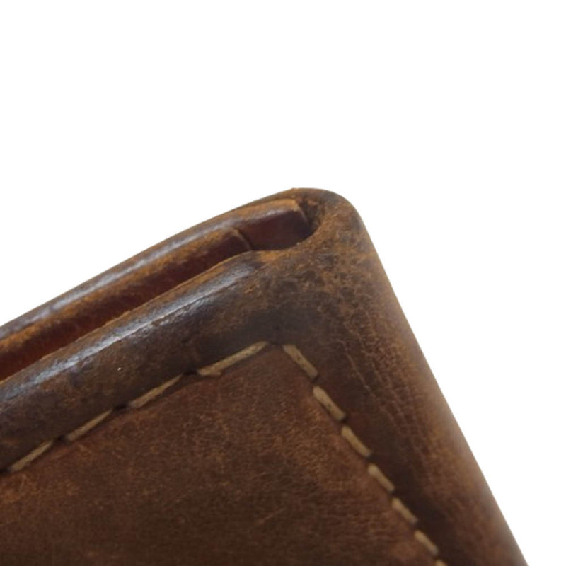 goro's ゴローズ シルバーコンチョ付き サドルレザー 二つ折り財布