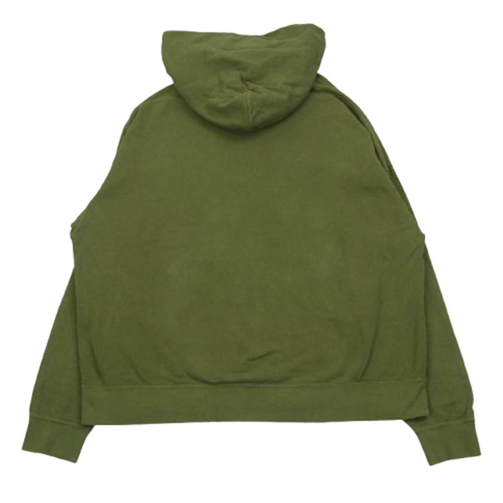 VISVIM ビズビム 22SS 0122105010011 AMPLUS SB HOODIE P.O アンプラス ダメージ加工 スウェット パーカー グリーン系 4【中古】