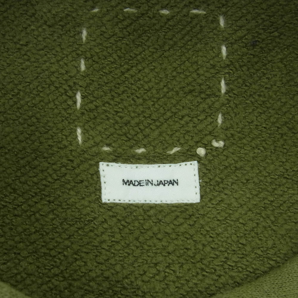VISVIM ビズビム 22SS 0122105010011 AMPLUS SB HOODIE P.O アンプラス ダメージ加工 スウェット パーカー グリーン系 4【中古】