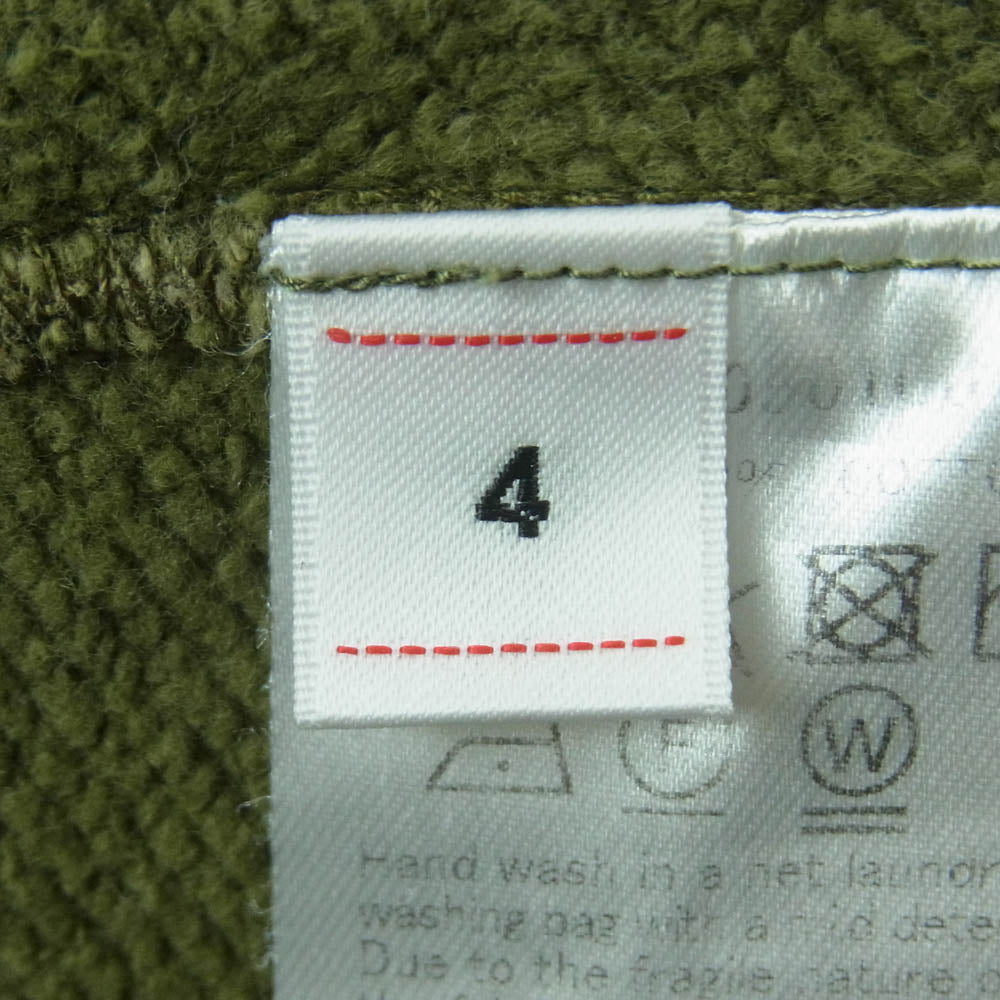 VISVIM ビズビム 22SS 0122105010011 AMPLUS SB HOODIE P.O アンプラス ダメージ加工 スウェット パーカー グリーン系 4【中古】