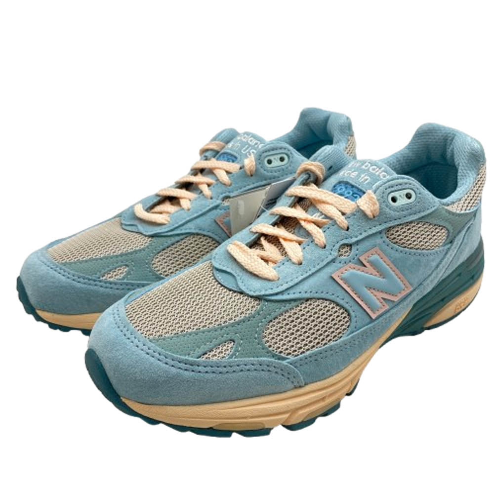 NEW BALANCE ニューバランス MR993JF1 × Joe Freshgoods ジョー・フレッシュグッズ 993 Performance Art Arctic Blue パフォーマンス アート アークティックブルー ローカットスニーカー ライトブルー系 26.5cm【新古品】【未使用】【中古】