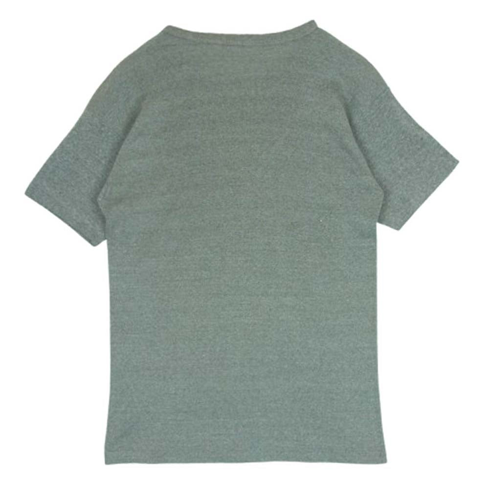 Champion チャンピオン 80s トリコタグ前期 染み込みプリント スヌーピー 半袖 Tシャツ カットソー グレー系 M【中古】