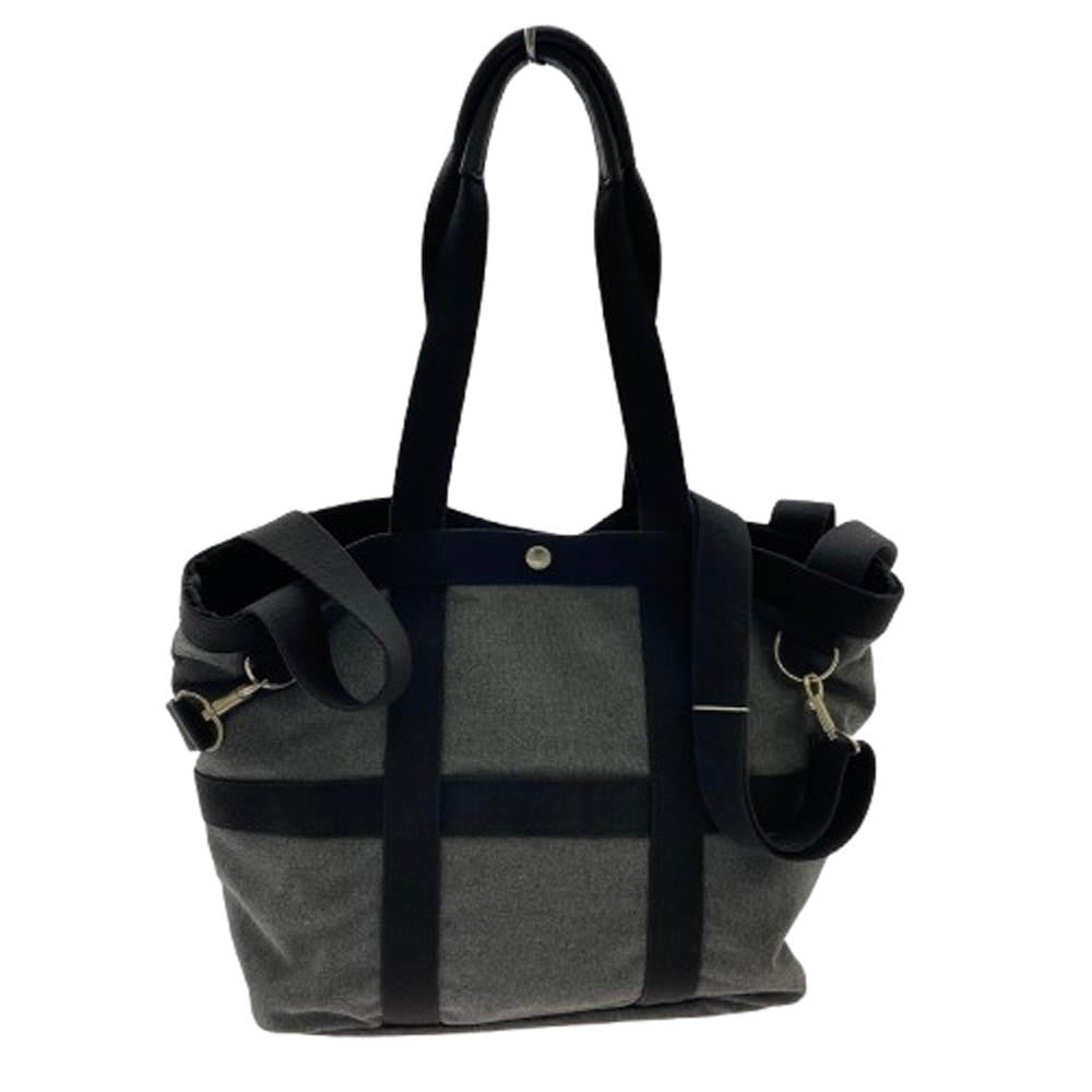ラミダス 2WAY トートバッグ ショルダーバッグ グレー系【中古】