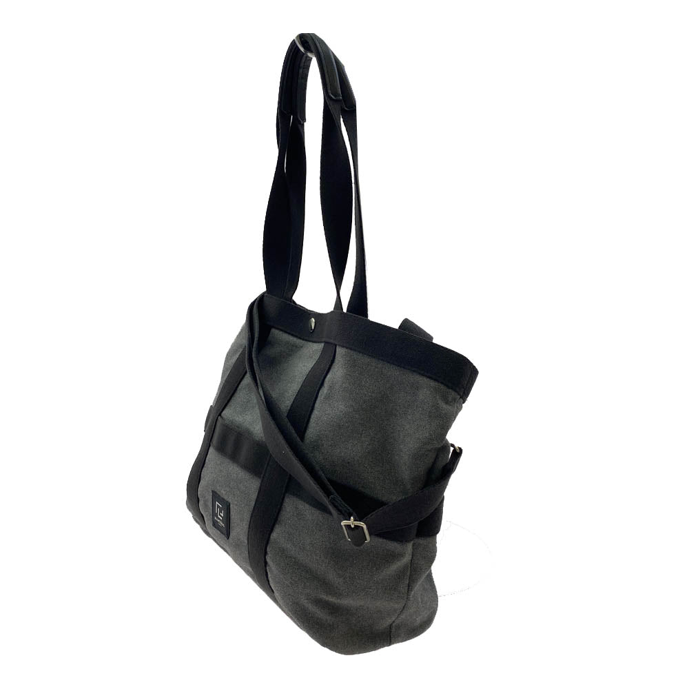 ラミダス 2WAY トートバッグ ショルダーバッグ グレー系【中古】