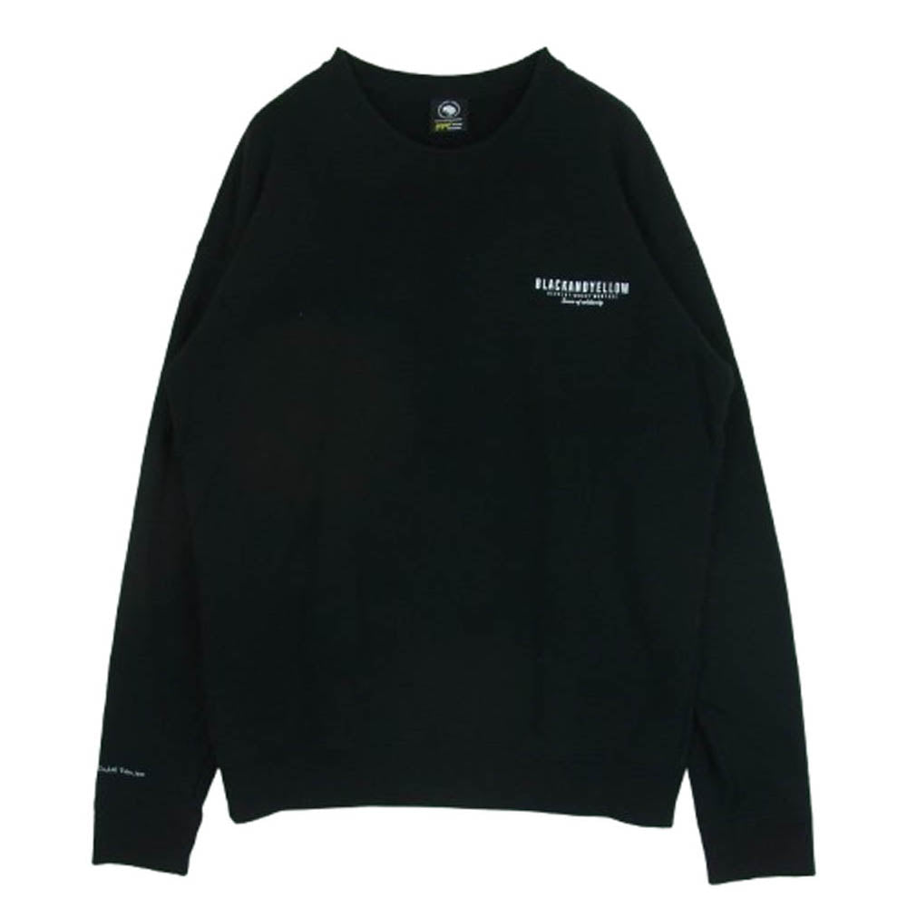 RATS ラッツ 21RTC-1001 MGM SWEAT ロゴプリント クルーネック スウェット コットン 日本製 ブラック系 M【中古】