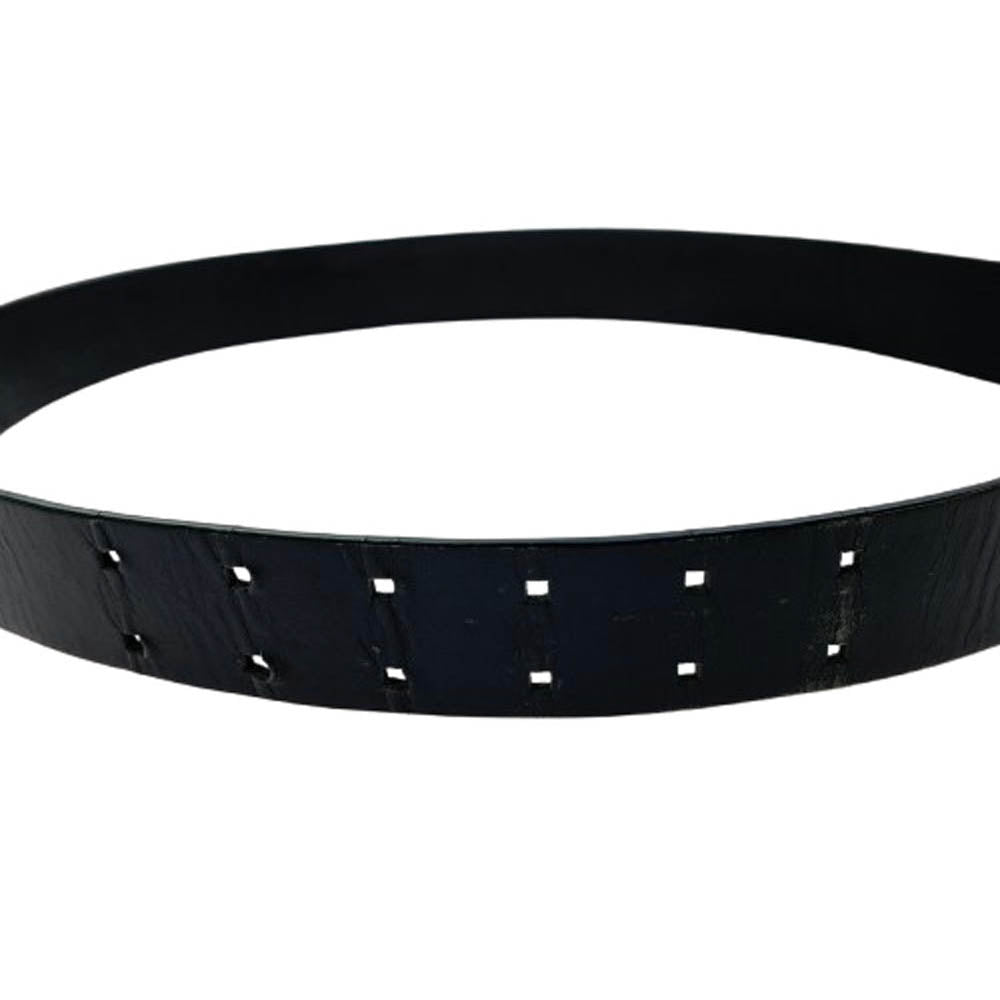 Y-3 Yohji Yamamoto ワイスリー ヨウジヤマモト ロゴ レザー ベルト ブラック系【中古】