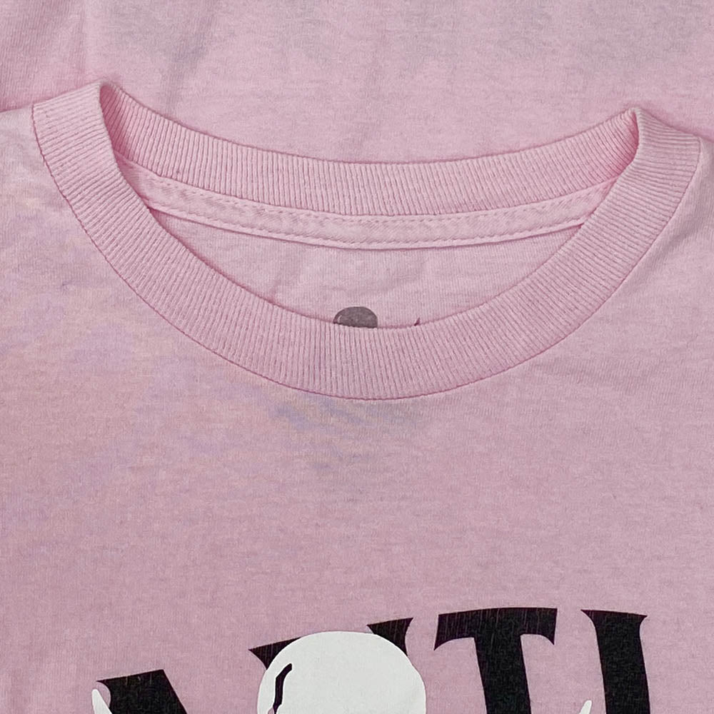 NEIGHBORHOOD ネイバーフッド 192GEASN-LTM01S ASSC ANTI SOCIAL SOCIAL CLUB アンチソーシャルソーシャルクラブ ロゴプリント 長袖 Tシャツ ピンク系 M【中古】