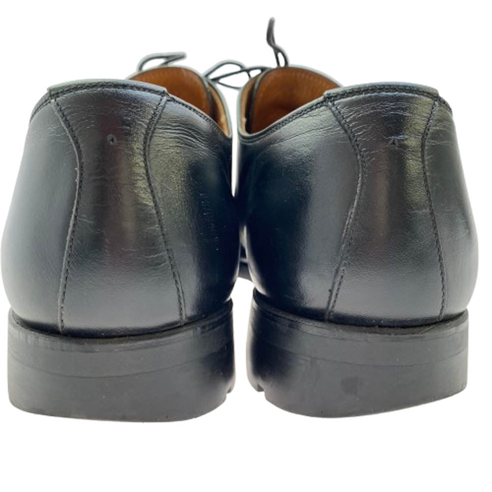 SCOTCH GRAIN スコッチグレイン 2724 Shineorrain シャインオアレイン III 外羽根 プレーン トゥ レザー シューズ ブラック系 25【中古】