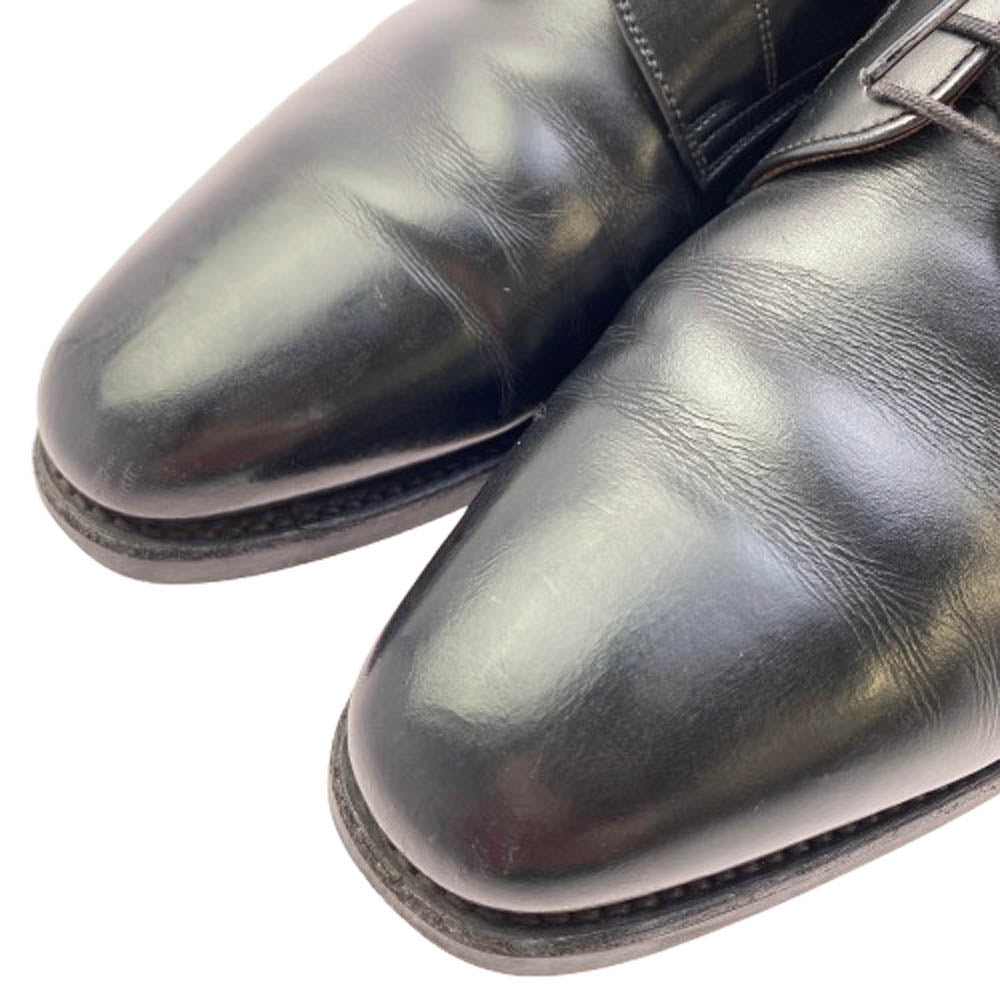 SCOTCH GRAIN スコッチグレイン 2724 Shineorrain シャインオアレイン III 外羽根 プレーン トゥ レザー シューズ ブラック系 25【中古】