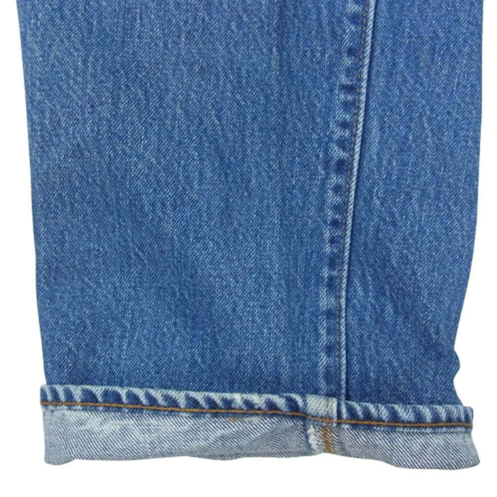 Levi's リーバイス 80s 501 赤耳 刻印524 紙パッチCARE INSTRUCTION INSIDE GARMENT表記 デニム パンツ インディゴブルー系 34【中古】