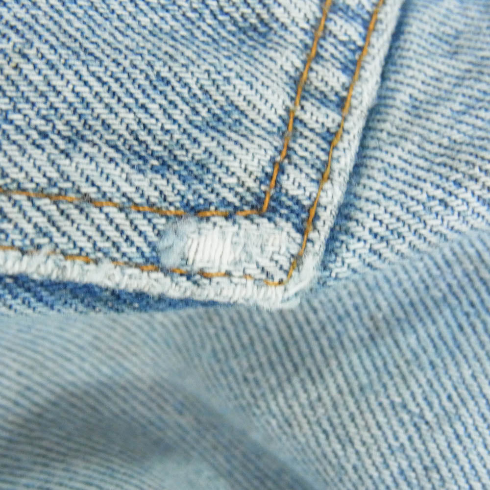 Levi's リーバイス 501 66後期 smalle ボタン裏刻印6 紙パッチ デニム パンツ インディゴブルー系 31【中古】