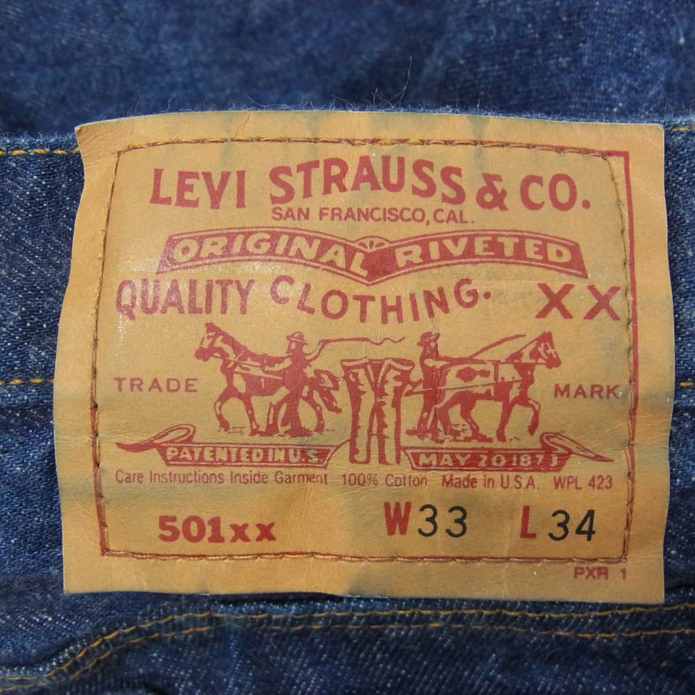 Levi's リーバイス 90s 501 サンアンジェロ工場製 デニム パンツ インディゴブルー系 33【中古】