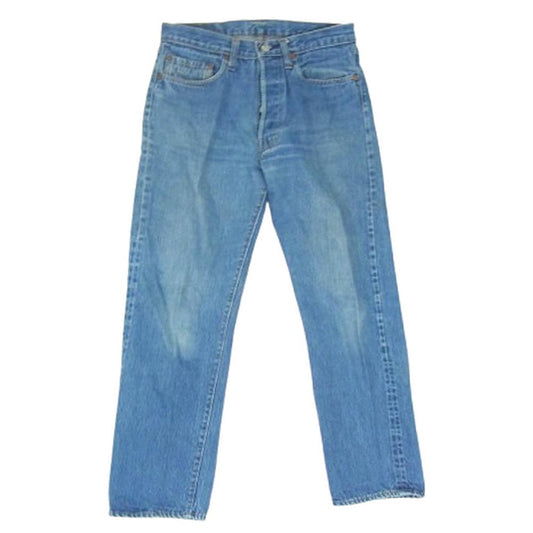 Levi's リーバイス 501 66後期 smalle ボタン裏刻印6 紙パッチ デニム パンツ インディゴブルー系 33【中古】