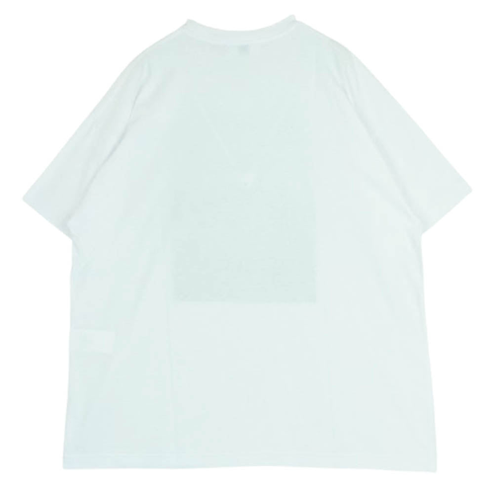 ナゴンスタンス 25SS 470IS080-1631 プリント 半袖 Tシャツ コットン 日本製 ホワイト系 M【美品】【中古】