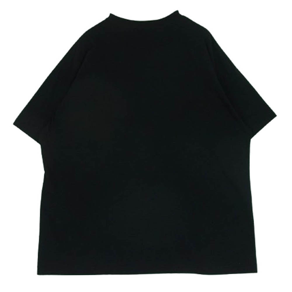 ナゴンスタンス 25SS 470IS080-1631 プリント 半袖 Tシャツ コットン 日本製 ブラック系 M【美品】【中古】