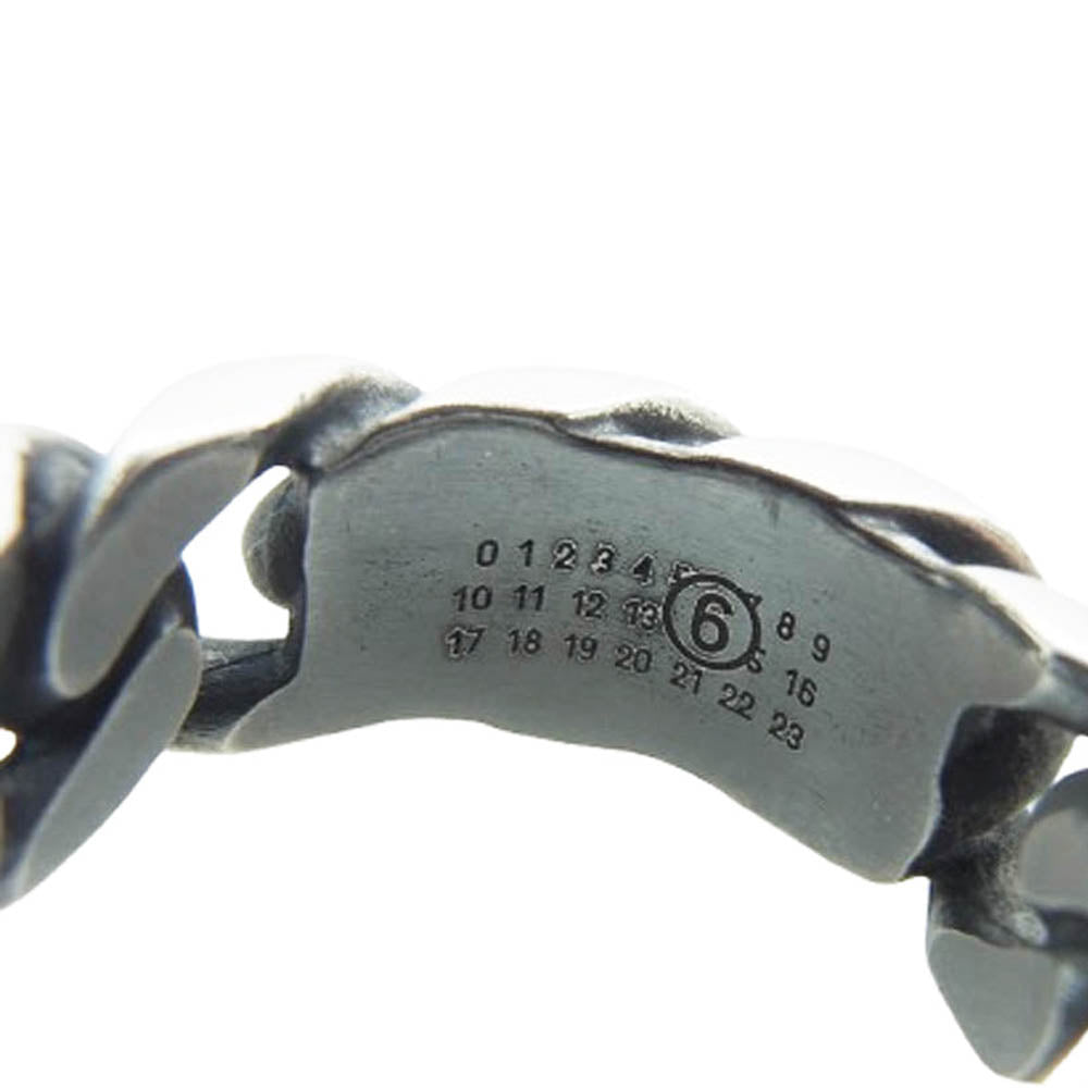 MAISON MARGIELA メゾンマルジェラ SM6UQ0091 MM6 ニューメリック リング シルバー系【中古】