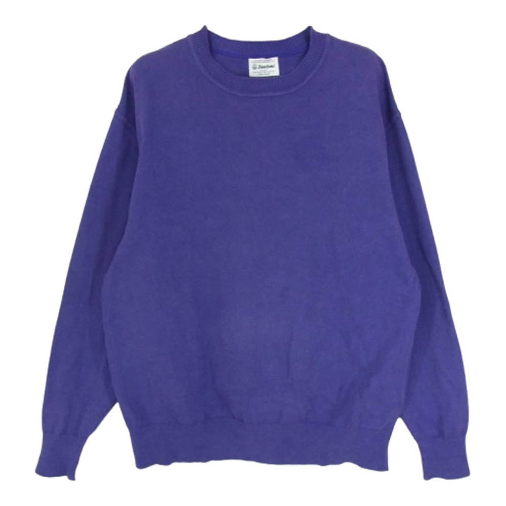 ヨネトミ 95-252-010 WAVE COTTON KNIT P/O コットン ニット セーター パープル系 1【中古】