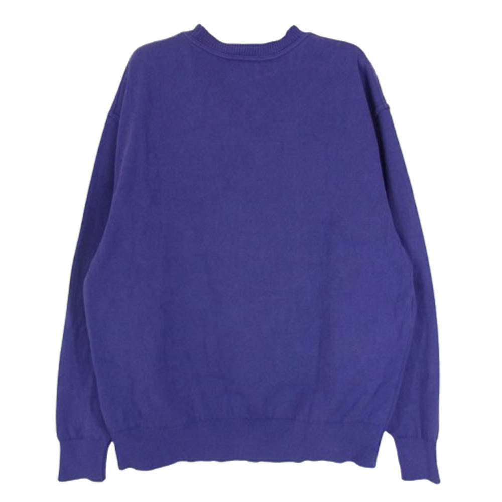 ヨネトミ 95-252-010 WAVE COTTON KNIT P/O コットン ニット セーター パープル系 1【中古】