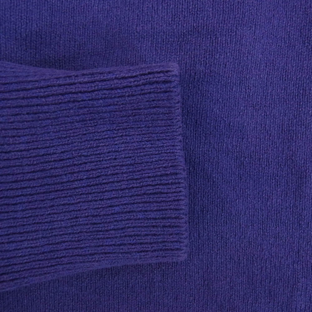 ヨネトミ 95-252-010 WAVE COTTON KNIT P/O コットン ニット セーター パープル系 1【中古】