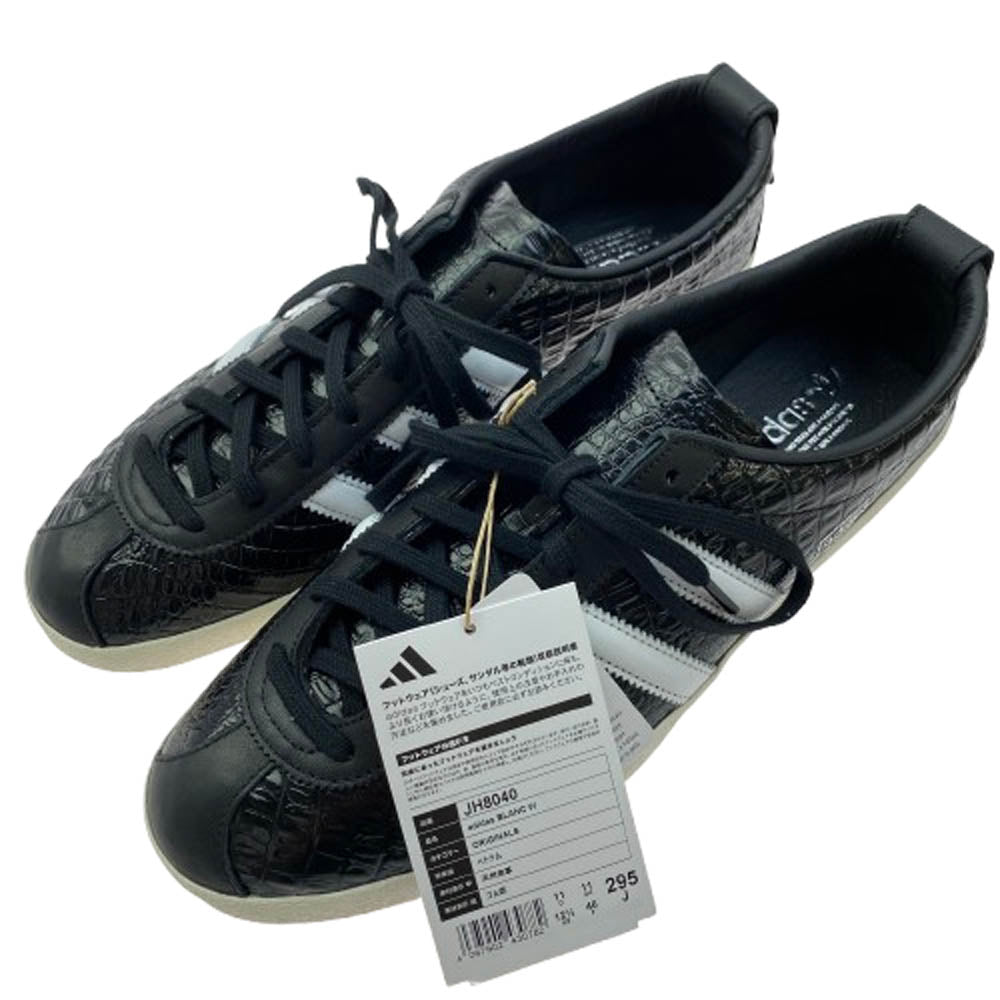 新品、未使用 adidas アディダス JH8040 BLANC ブラン スニーカー ブラック系 29.5cm