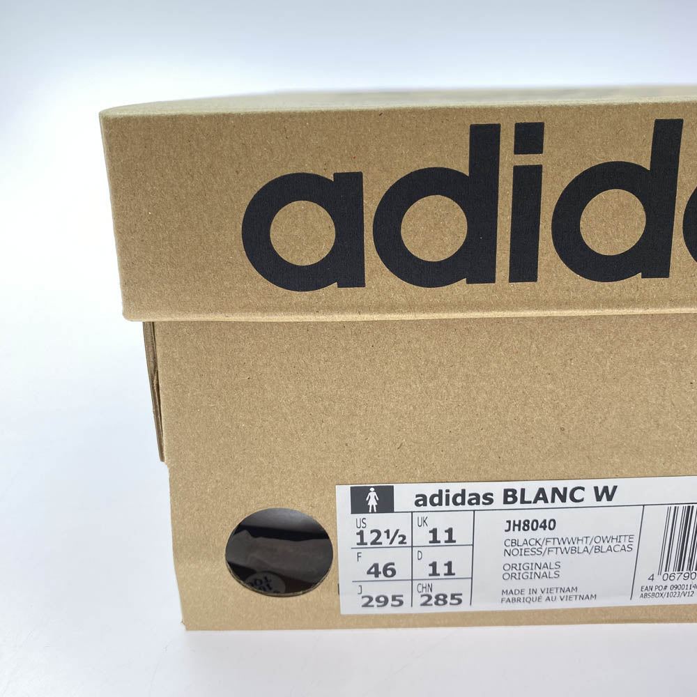 adidas アディダス JH8040 BLANC ブラン スニーカー ブラック系 29.5cm