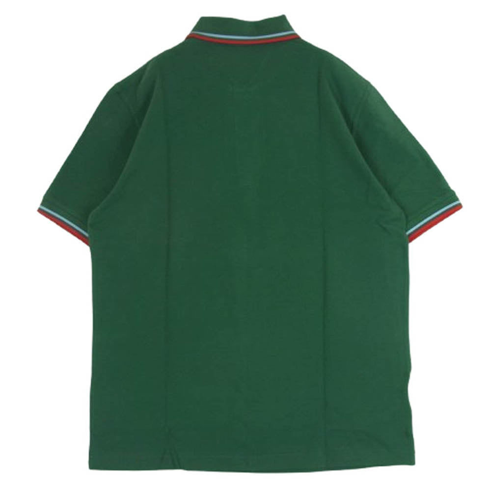 FRED PERRY フレッドペリー M12N 英国製 半袖 ポロシャツ コットン グリーン系 145 44【新古品】【未使用】【中古】